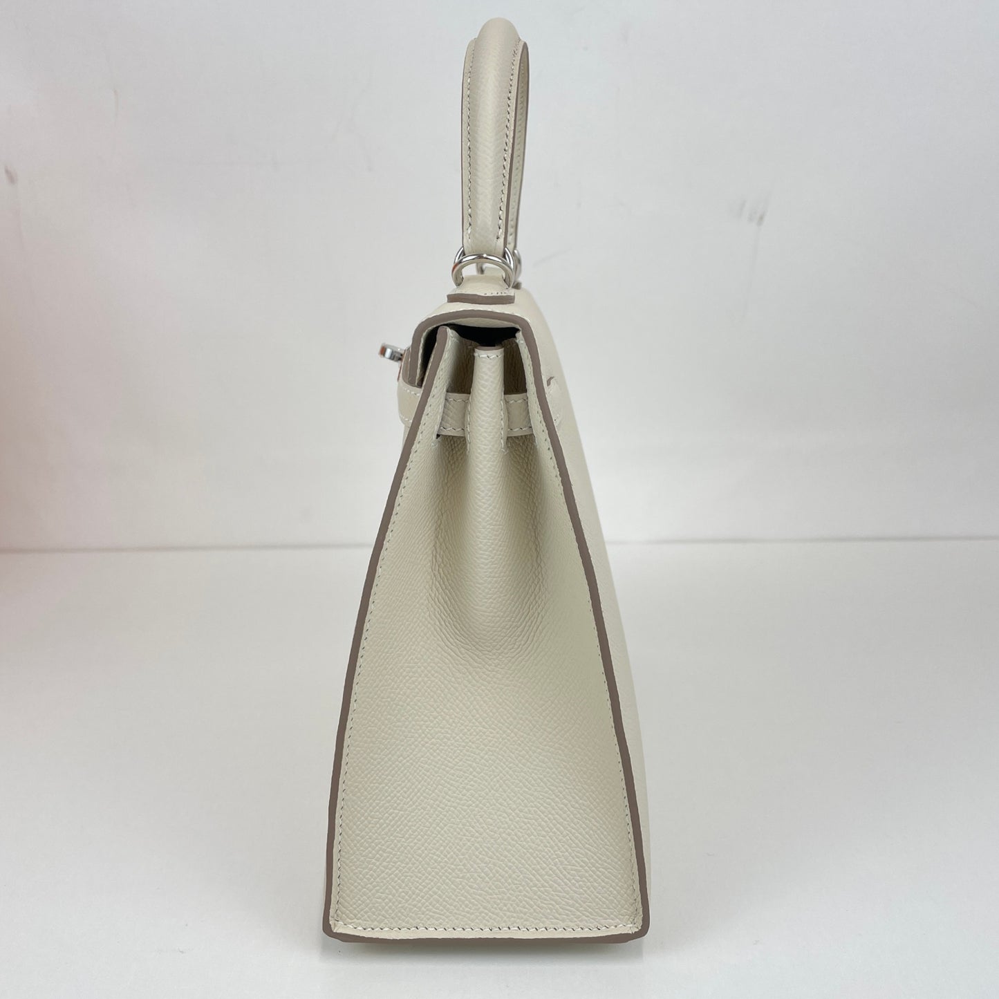 Kelly25 ケリー25 Craie クレ Epsom エプソン PHW シルバー金具 Stamp-W W刻印