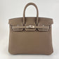 Birkin25 バーキン25 Etoupe エトープ Togo トゴ PHW シルバー金具 Stamp-K K刻印