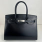 Birkin30 バーキン30 Black ブラック PHW シルバー金具 Box calf ボックスカーフ Stamp-W W刻印