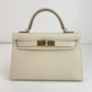 Mini kelly ミニケリー Stamp-K K刻印 Epsom エプソン Craie クレ PMBHW シャンパンゴールド金具