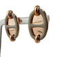 Hermès エルメス Boucles d'oreilles Mini Maillon ミニ マイヨン H100052FO ラッカーメタル Marron grace / Rosegold ：マロングラッセ / ローズゴールド