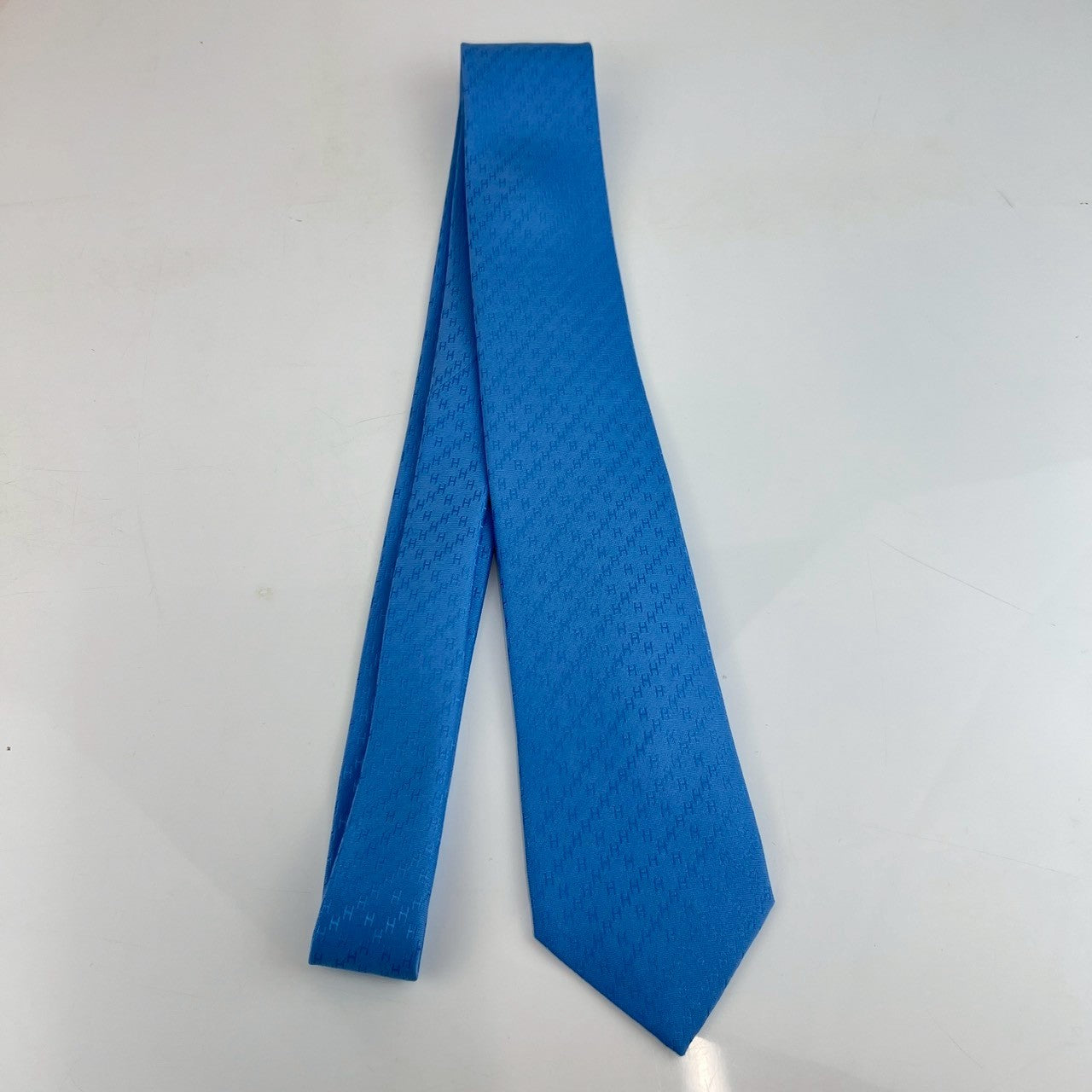 シルクタイ Faconnee ニューHタイ Faconnee New H tie BLUE LAC ブルーラック シルク