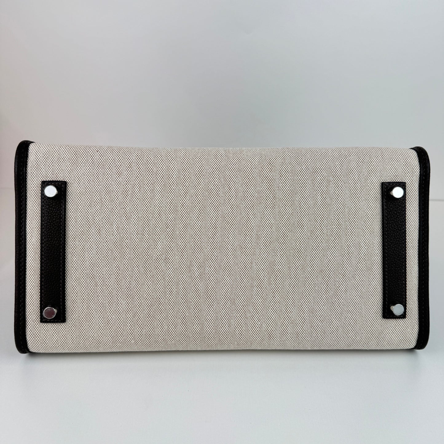 Birkin35 A L'Envers バーキン35 アランヴェール Ebene エベンヌ  PHW シルバー金具 Barenia/ToileH バレニア/トワルアッシュ Stamp-K K刻印