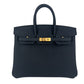 Birkin25 Verso バーキン25ヴェルソ Black/Blue saphir/ブラック/ブルーサファイヤ  GHW ゴールド金具 Togo トゴ Stamp-K K刻印