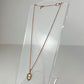 Hermès エルメス Mini Maillon pendant ミニ マイヨン ペンダント メタル Marron grace / Rosegold ：マロングラッセ / ローズゴールド