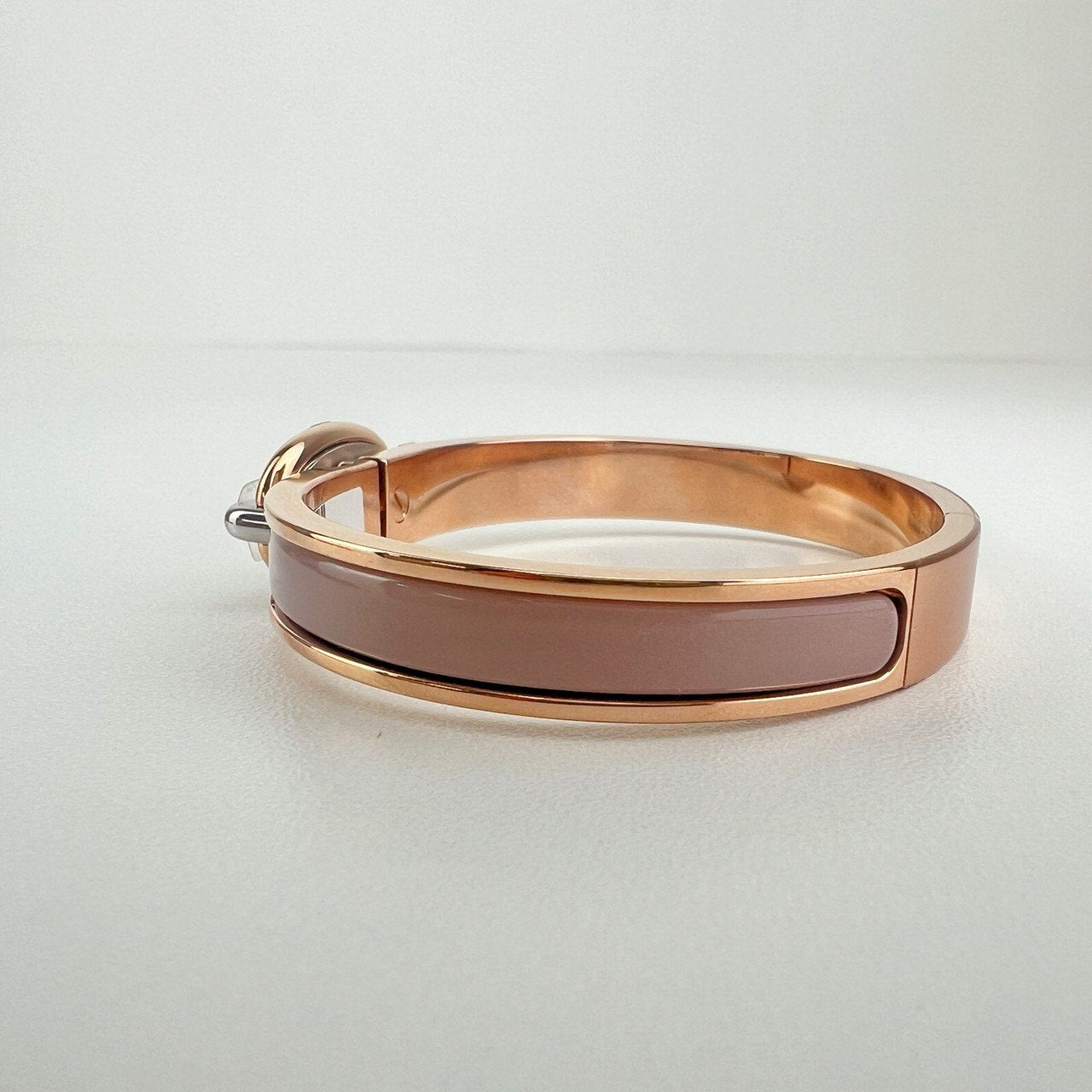 エナメルブレスレット ミニ・クリック/シェーヌ・ダンクル ローズ・ボーテ ゴールデンローズ