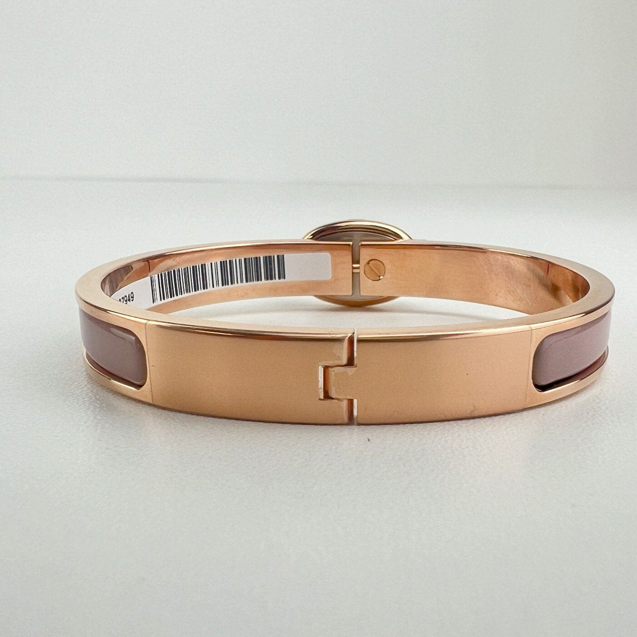 エナメルブレスレット ミニ・クリック/シェーヌ・ダンクル ローズ・ボーテ ゴールデンローズ