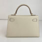 Mini kelly ミニケリー Stamp-K K刻印 Epsom エプソン Craie クレ PMBHW シャンパンゴールド金具