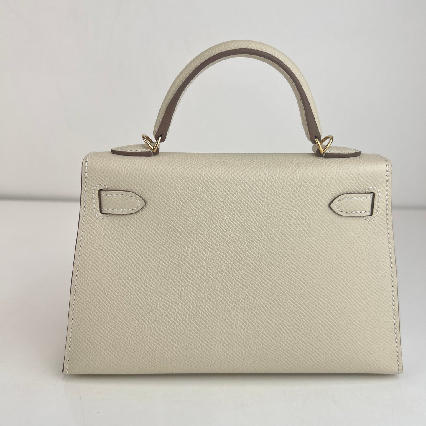 Mini kelly ミニケリー Stamp-K K刻印 Epsom エプソン Craie クレ PMBHW シャンパンゴールド金具