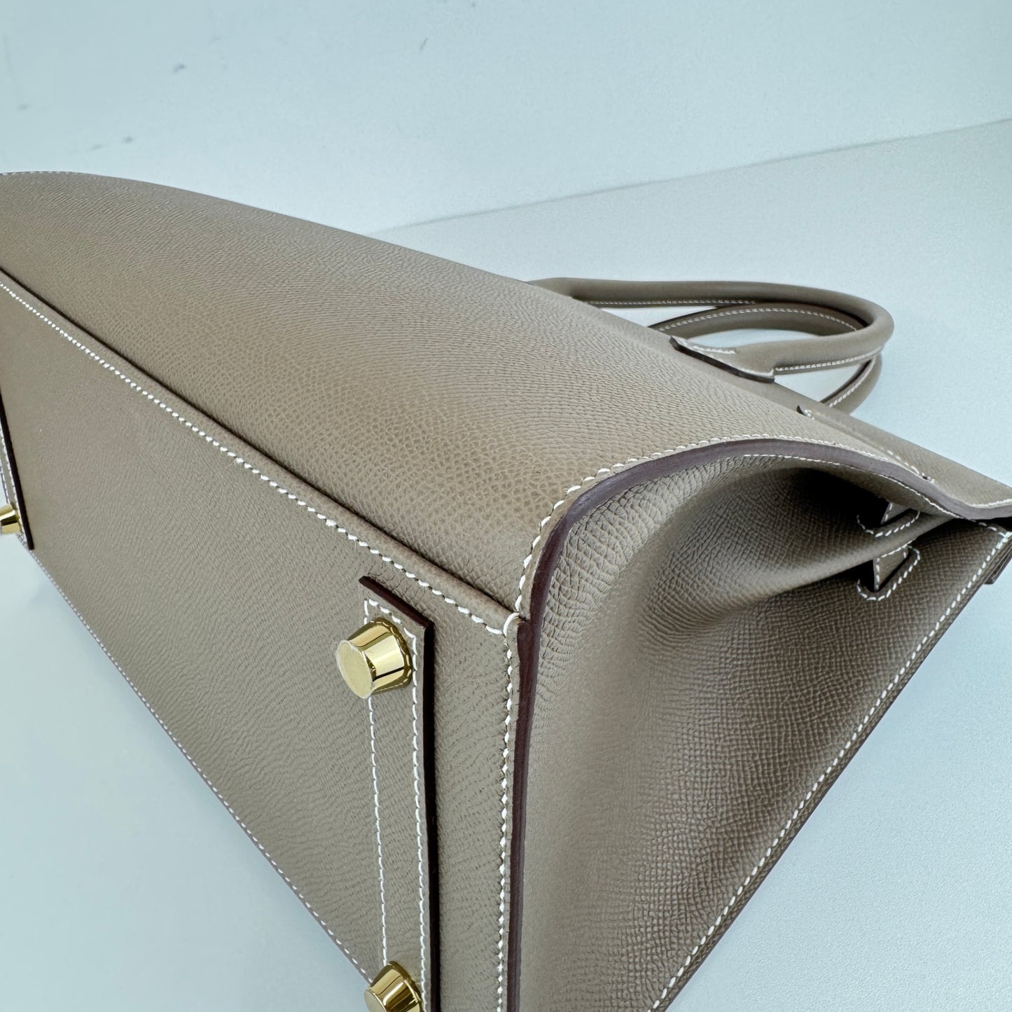 Birkin30 sellier バーキン30セリエ Stamp-W W刻印 Epsom エプソン Etoupe エトープ GHW ゴールド金具