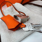 Birkin25 バーキン25 Orangeminium オレンジミニウム PHW シルバー金具 B刻