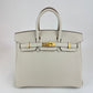 Birkin25 バーキン25 Craie クレ  GHW ゴールド金具 Togo トゴ Stamp-W W刻印