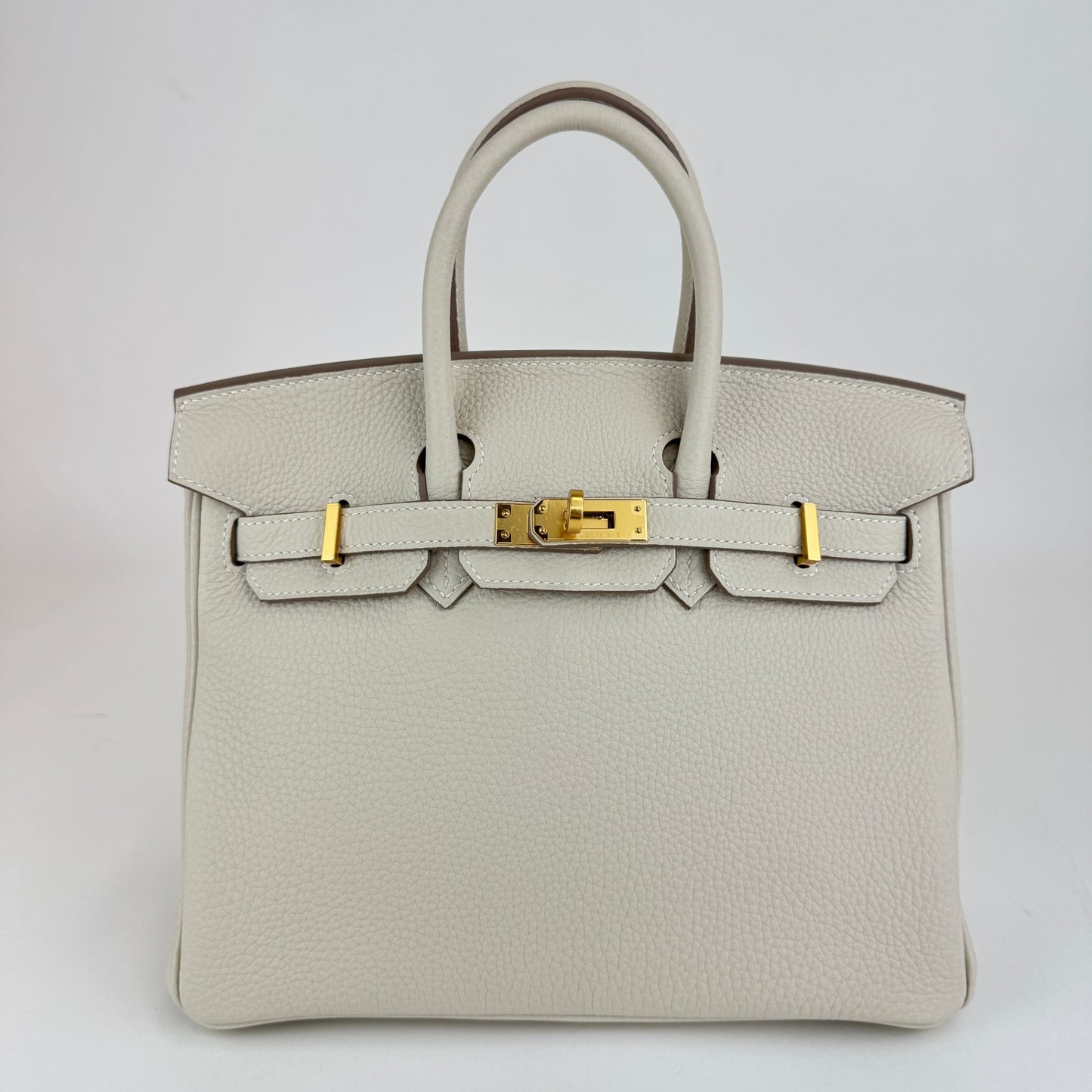 Birkin25 バーキン25 Craie クレ  GHW ゴールド金具 Togo トゴ Stamp-W W刻印