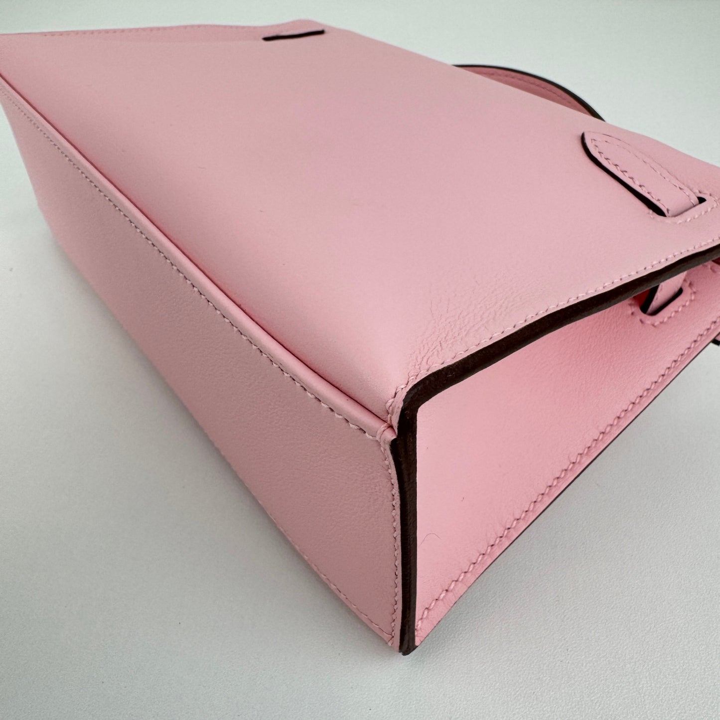 Pochette kelly ポシェットケリー Rose sakura ローズサクラ PHW シルバー金具 Stamp-K K刻印 Swift スイフト