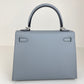Hermès エルメス Kelly25 ケリー25 Stamp-K K刻印 Epsom エプソン Gris pantian グリパンタン PHW シルバー金具
