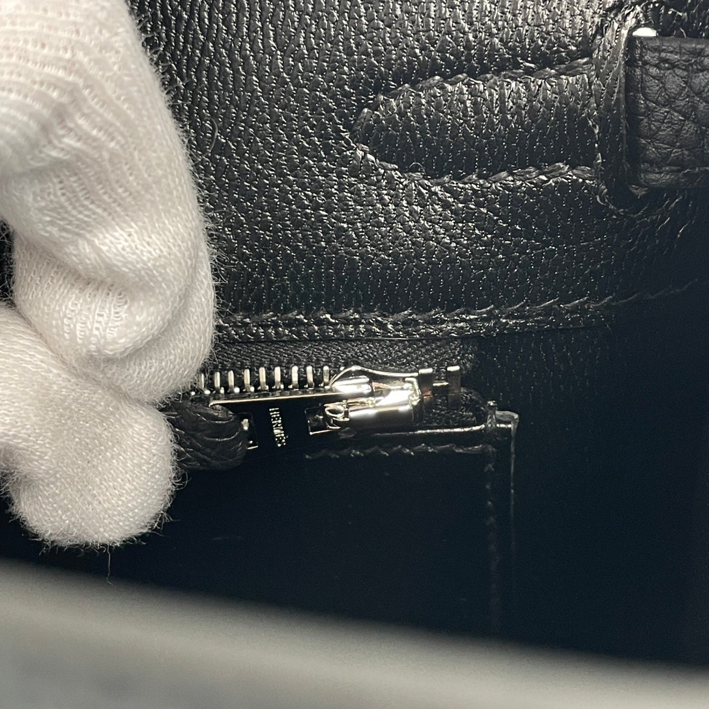Birkin25 バーキン25 Black ブラック  PHW シルバー金具 Togo トゴ Stamp-K K刻印