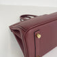 Birkin25 バーキン25 Rouge H ルージュアッシュ  GHW ゴールド金具 Togo トゴ Stamp-W W刻印