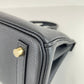 Birkin25 バーキン25 Black ブラック GHW ゴールド金具 W刻 Togo トゴ