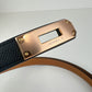 Belt kelly 18 ケリー ベルト18 Black ブラック  RGHW ピンクゴールド金具 Epsom エプソン Stamp-W W刻印