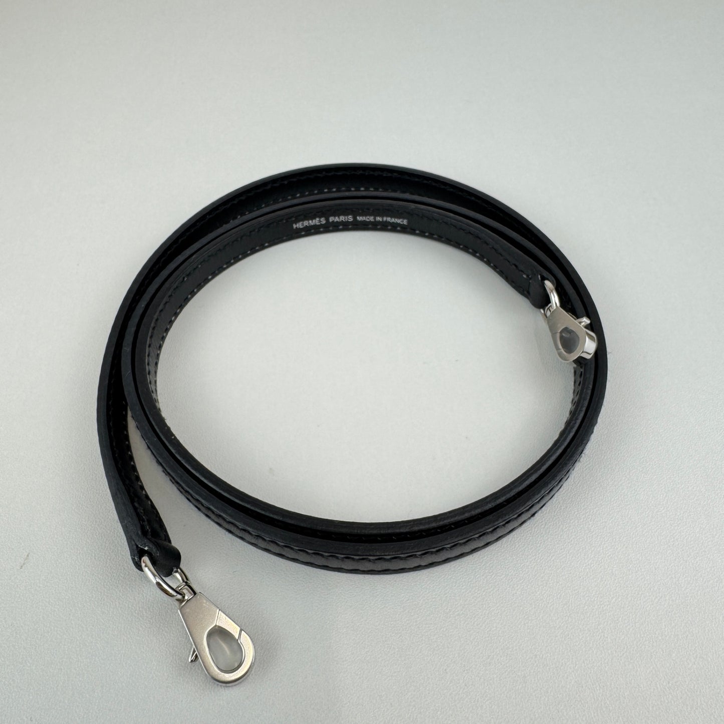 Mini kelly ミニケリー Black ブラック シルバー金具 Box calf ボックスカーフ Stamp-B B刻印