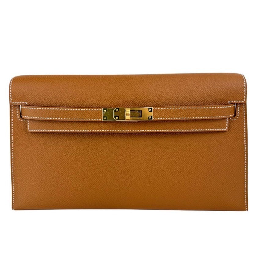 Kelly elan ケリーエラン Gold ゴールド Epsom エプソン GHW ゴールド金具 Stamp-K K刻印