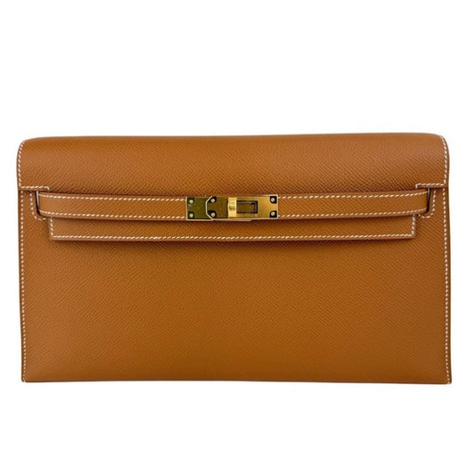 Kelly elan ケリーエラン Gold ゴールド Epsom エプソン GHW ゴールド金具 Stamp-K K刻印