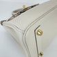 Birkin25 バーキン25 Stamp-W W刻印 Togo トゴ Craie クレ GHW ゴールド金具