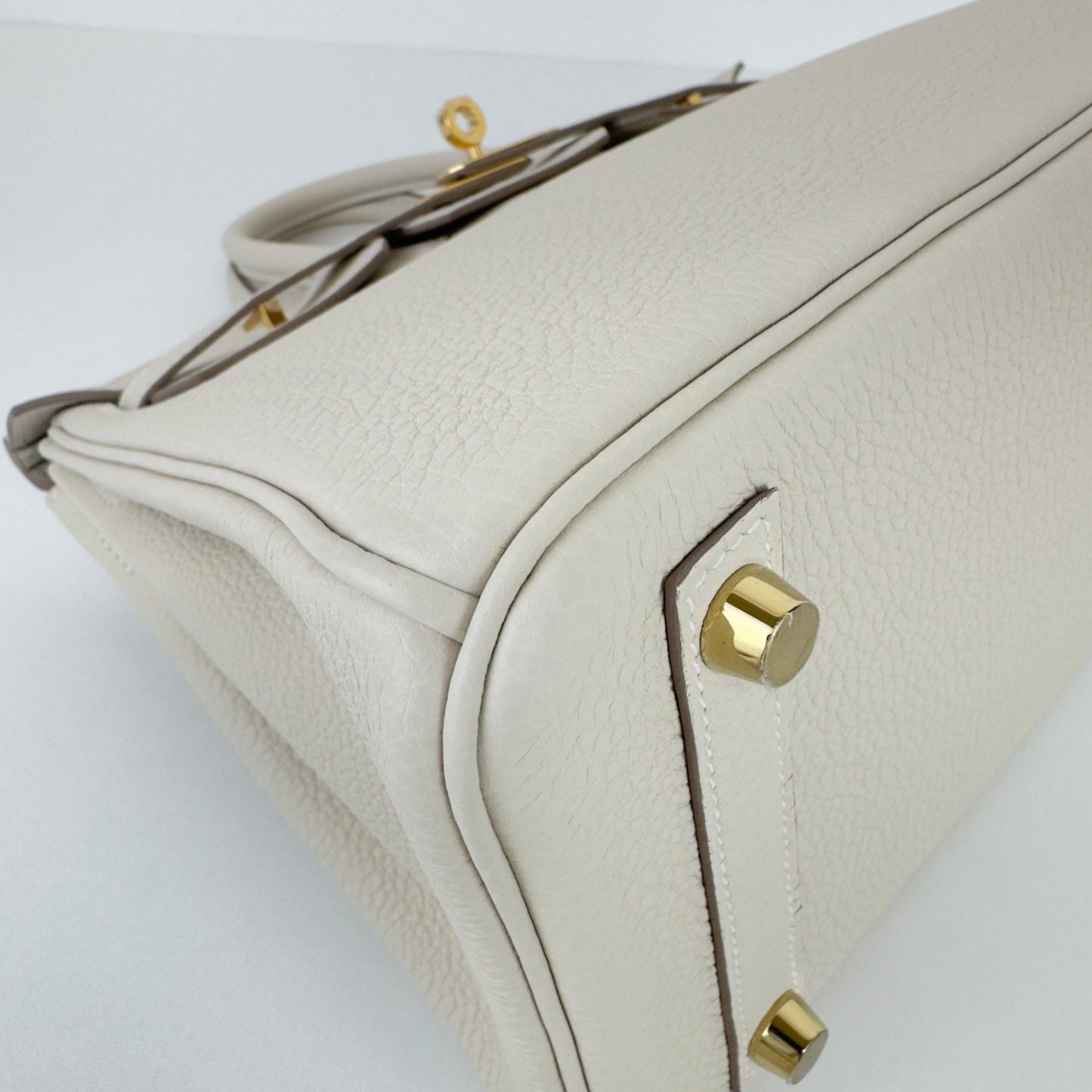 Birkin25 バーキン25 Stamp-W W刻印 Togo トゴ Craie クレ GHW ゴールド金具