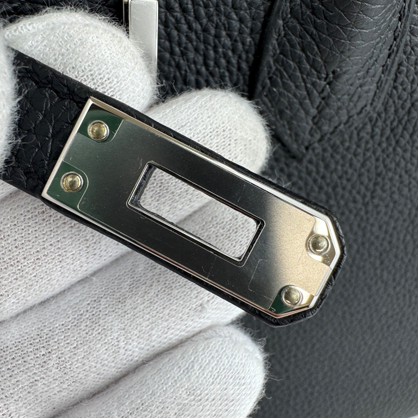 Birkin25 バーキン25 Black ブラック  PHW シルバー金具 Togo トゴ Stamp-K K刻印