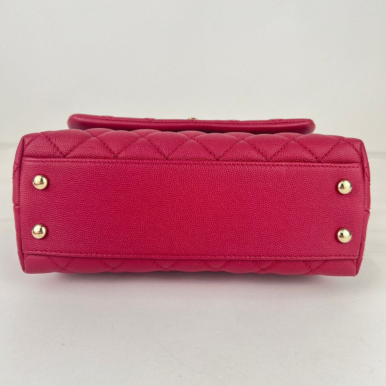 Coco Handle Mini ココハンドル ミニ Red レッド GHW ゴールド金具 Caviarskin キャビアスキン AS2215 30番台