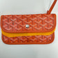 GOYARD ゴヤール サンルイPM ゴヤールディンキャンバス & シュヴロッシュカーフスキン リネンとコットン（内側）オレンジ