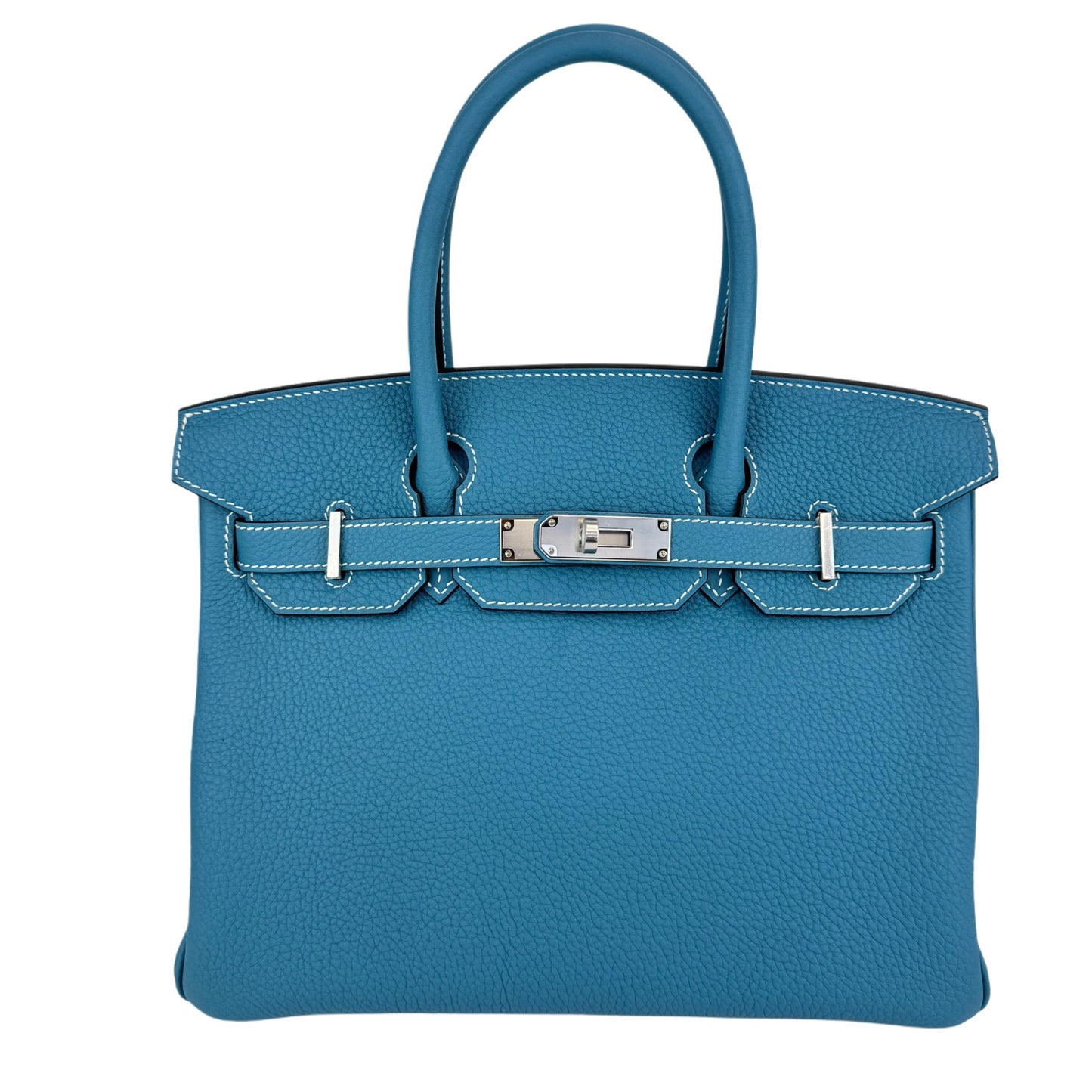 Birkin30 バーキン30 New blue jean ニューブルージン PHW シルバー金具 Stamp-W W刻印 Togo トゴ