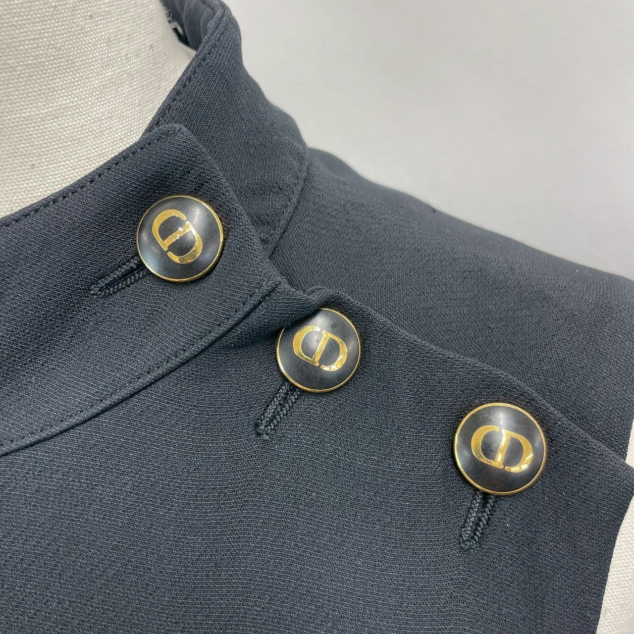 ワンピース 111R17A1166 ブラック ウール77% シルク23% サイズ34