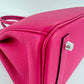 Birkin30 バーキン30 Rose mexico ローズメキシコ  PHW シルバー金具 Togo トゴ Stamp-W W刻印