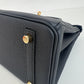 Birkin25 バーキン25 Black ブラック Togo トゴ GHW ゴールド金具 Stamp-K K刻印