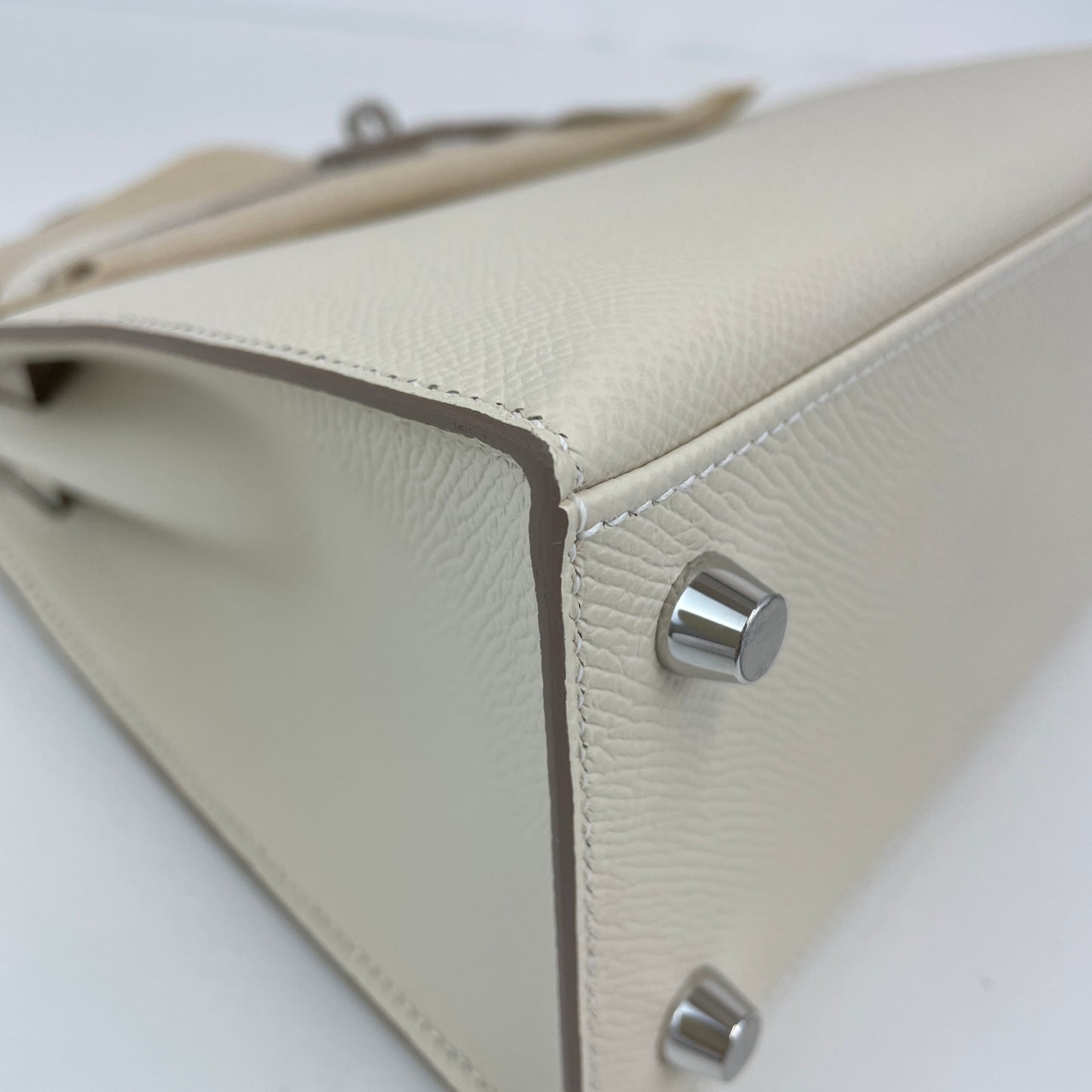 Kelly25 ケリー25 Craie クレ Epsom エプソン PHW シルバー金具 Stamp-W W刻印