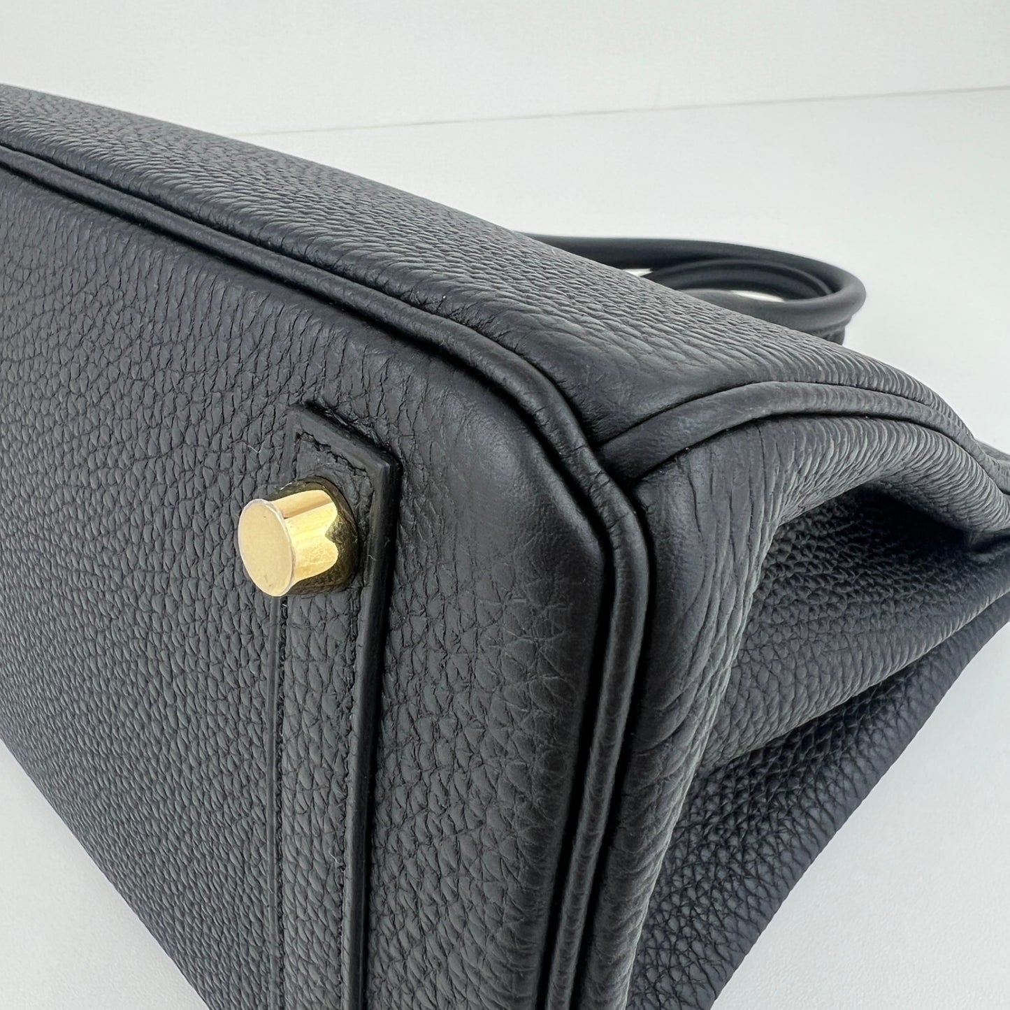 Birkin25 バーキン25 ブラック　GHW ゴールド金具　Stamp-K K刻