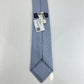 シルクタイ Faconnee ニューHタイ Faconnee New H tie GRIS GLACIER グリグラシエ ライトブルー シルク