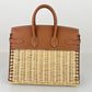 Birkin25 Picnic バーキン25 ピクニック Gold ゴールド Swift/Rattan スイフト/ラタン PHW シルバー金具 Stamp-U U刻印