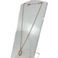Hermès エルメス Mini Maillon pendant ミニ マイヨン ペンダント メタル Marron grace / Rosegold ：マロングラッセ / ローズゴールド