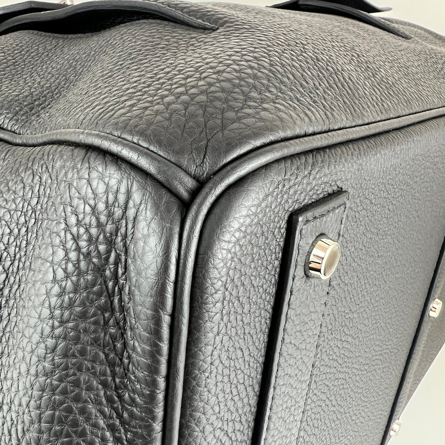 Haut a courries50 multi pocket オータクロア50 マルチポケット Black ブラック Togo トゴ PHW シルバー金具 Stamp-W W刻印