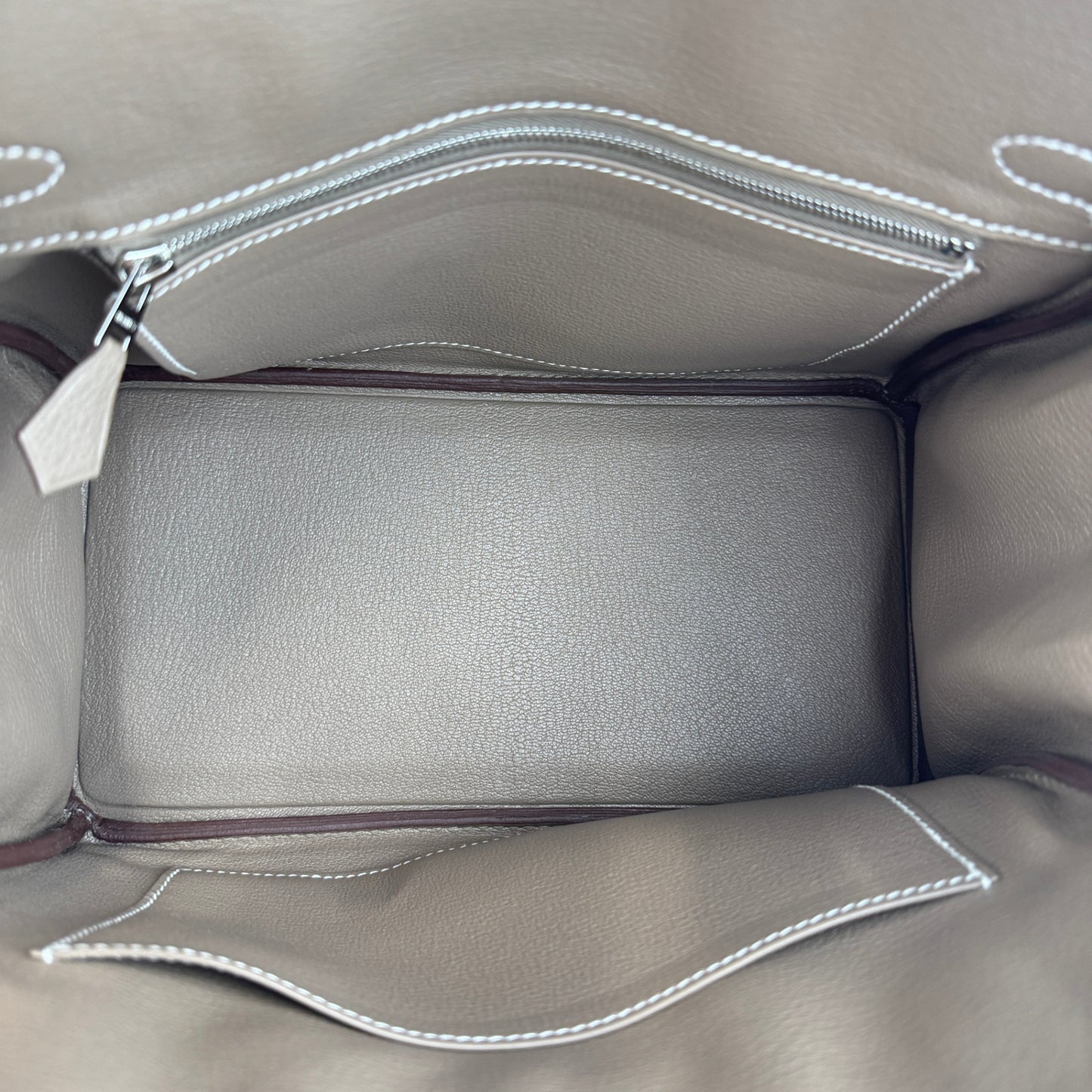 Birkin25 バーキン25 Etoupe エトープ Togo トゴ PHW シルバー金具 Stamp-W W刻印