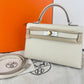 Mini kelly ミニケリー Craie クレ  EHW エレクトラム金具 Epsom エプソン Stamp-K K刻印