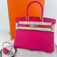 Birkin30 バーキン30 Rose mexico ローズメキシコ  PHW シルバー金具 Togo トゴ Stamp-W W刻印