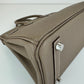 Birkin25 バーキン25 Etoupe エトープ  PHW シルバー金具 Togo トゴ Stamp-K K刻印