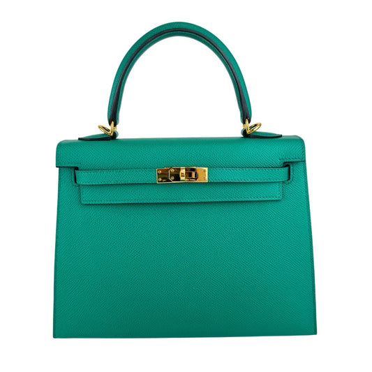 Kelly25 ケリー25 Vert jade ヴェールジェイド GHW ゴールド金具 Stamp-U U刻印 Epsom エプソン