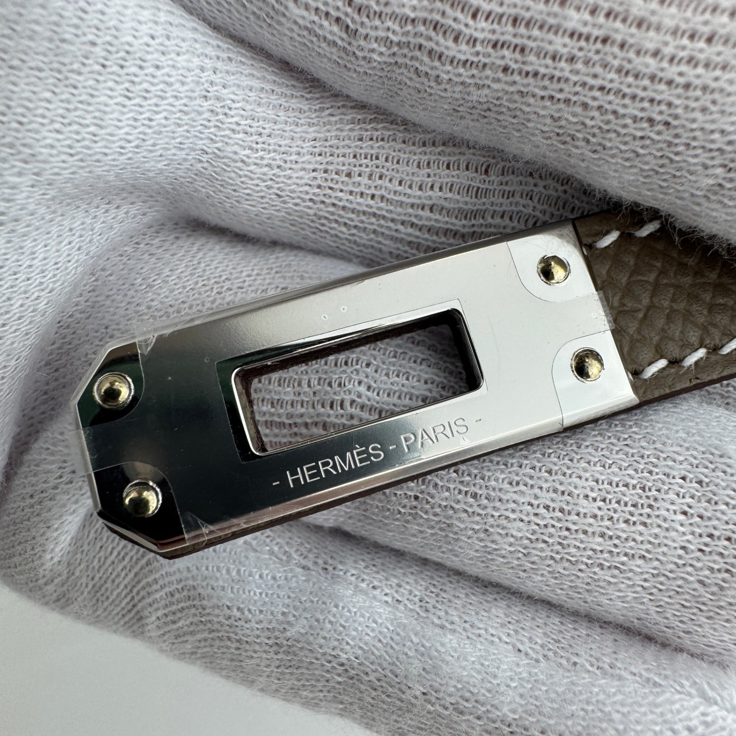 Mini kelly ミニケリー Etoupe エトープ Epsom エプソン PHW シルバー金具 Stamp-K K刻