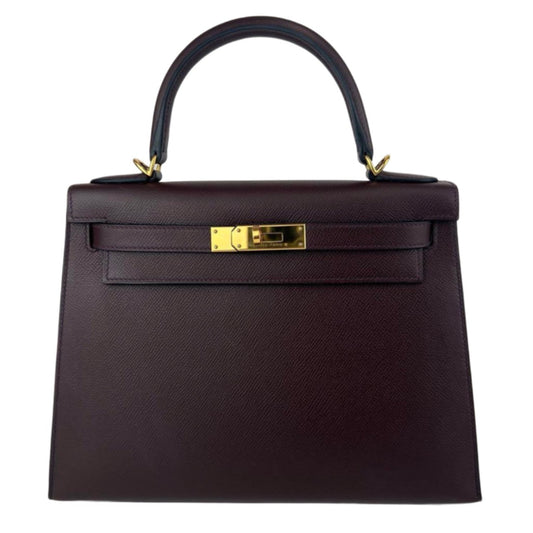 Hermès エルメス Kelly28 ケリー28 Stamp-U U刻印 Epsom エプソン Rouge sellier ルージュセリエ GHW ゴールド金具