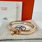 Hermès エルメス Mini Clic Kelly bracelet PM 200004F085PM ミニ クリック ケリー ブレスレット エナメルブレスレット ファン Creme / Rosegold ：クリーム / ローズゴールド