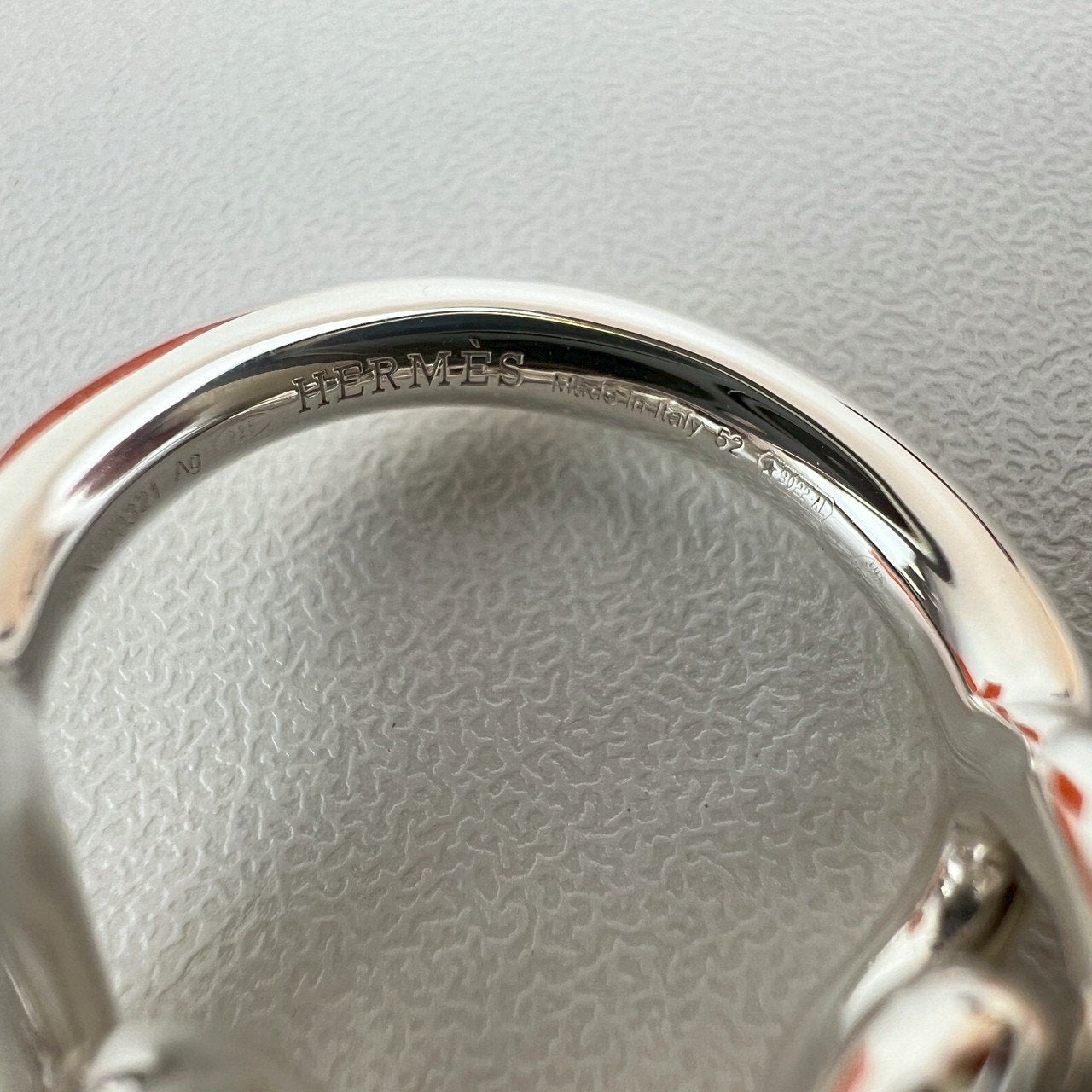 新品未使用 Hermès エルメス Croisette ring large model #52 クロワゼット　リング シルバー サイズ52 レディースアクセサリー　指輪